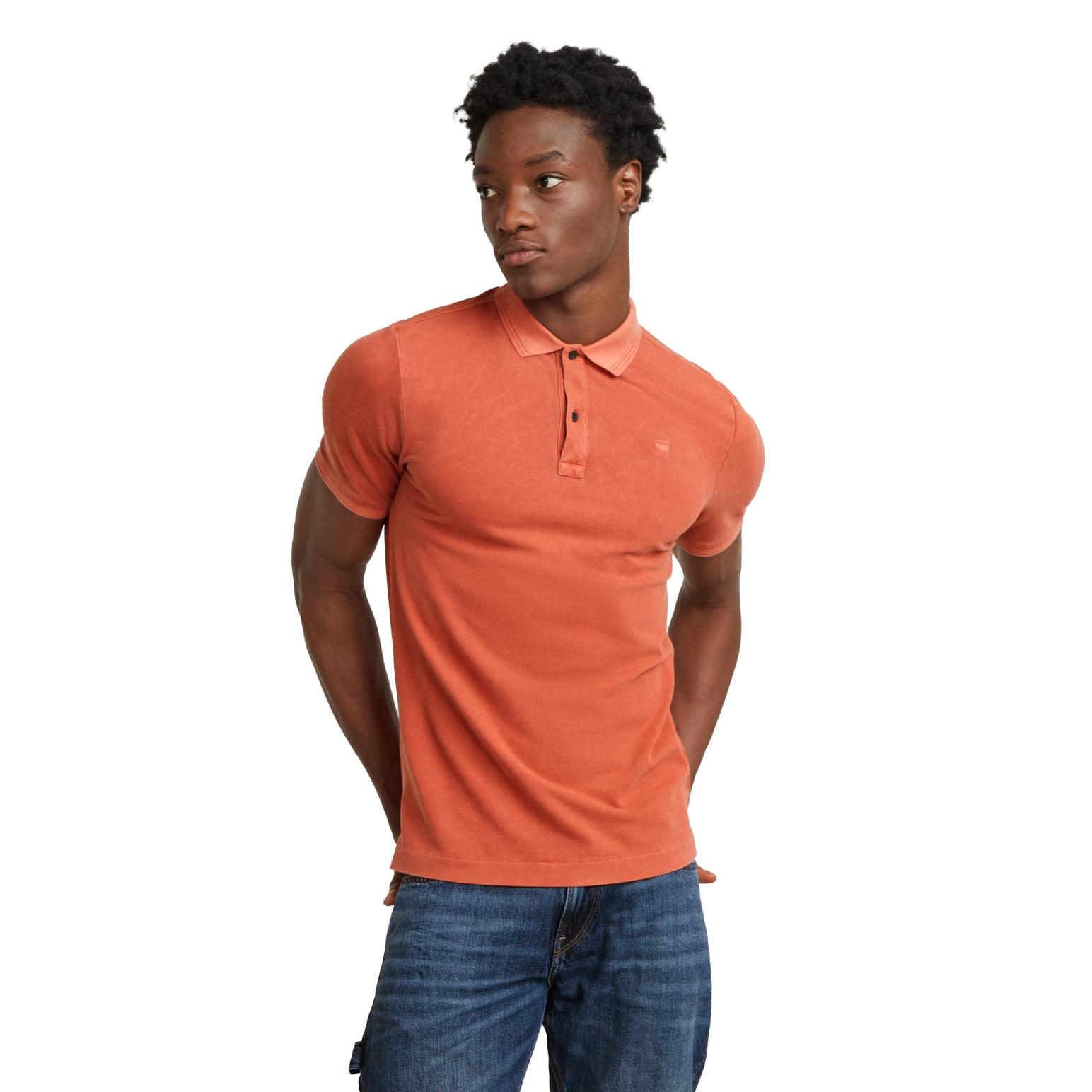 G-Star Dunda Overdyed Slim Polo Shirt